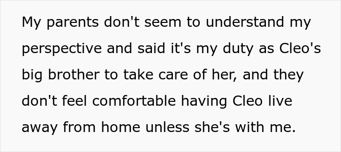 Nosy Parents Want Son To Spy On “Reckless” 20YO Sis, He’s Frustrated As They Ask Him To Take Her In