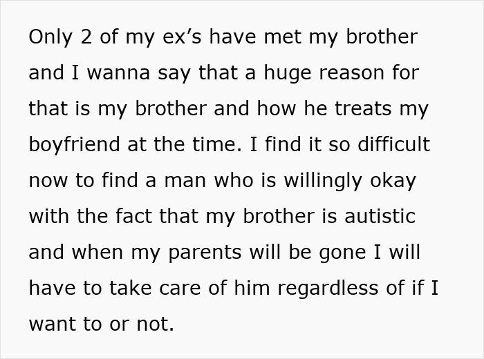 Woman Feels Trapped Taking Care Of Autistic Bro, Crushed As She Has To Put Love And School On Hold Woman Feels Trapped Taking Care Of Autistic Bro, Crushed As She Has To Put Love And School On Hold