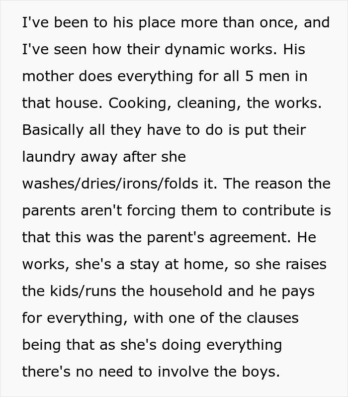Man Wants To Move Straight From Mom’s House Into GF’s Without Learning A Single Chore, Gets A Reality Check Man Wants To Move Straight From Mom’s House Into GF’s Without Learning A Single Chore, Gets A Reality Check