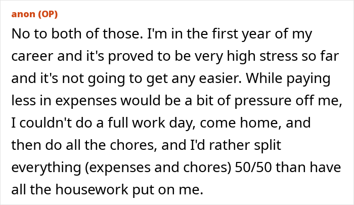 Man Wants To Move Straight From Mom’s House Into GF’s Without Learning A Single Chore, Gets A Reality Check Man Wants To Move Straight From Mom’s House Into GF’s Without Learning A Single Chore, Gets A Reality Check