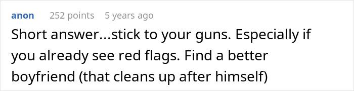 Man Wants To Move Straight From Mom’s House Into GF’s Without Learning A Single Chore, Gets A Reality Check Man Wants To Move Straight From Mom’s House Into GF’s Without Learning A Single Chore, Gets A Reality Check