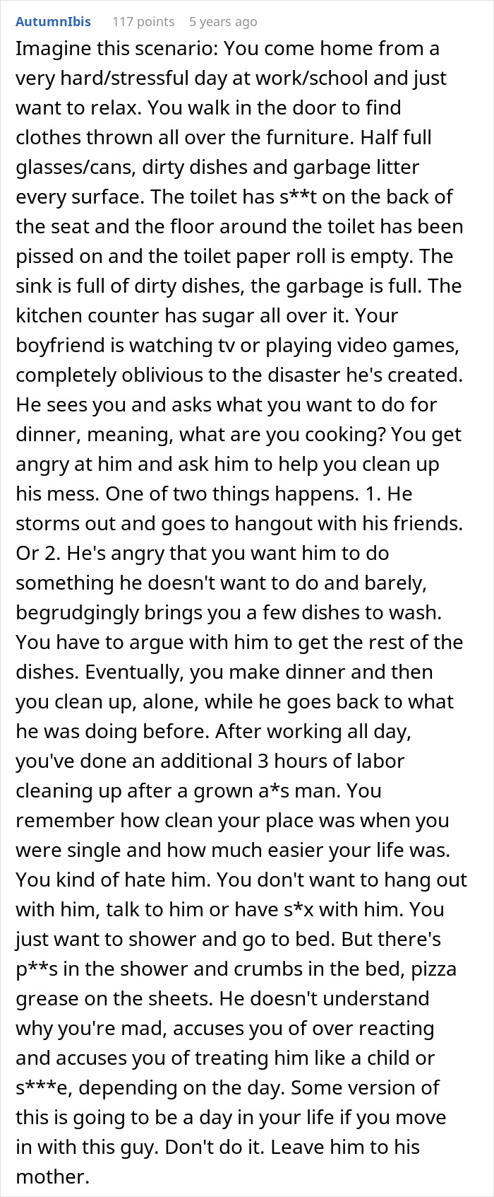 Man Wants To Move Straight From Mom’s House Into GF’s Without Learning A Single Chore, Gets A Reality Check Man Wants To Move Straight From Mom’s House Into GF’s Without Learning A Single Chore, Gets A Reality Check