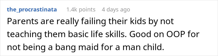 Man Wants To Move Straight From Mom’s House Into GF’s Without Learning A Single Chore, Gets A Reality Check Man Wants To Move Straight From Mom’s House Into GF’s Without Learning A Single Chore, Gets A Reality Check