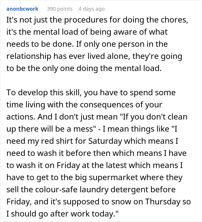 Man Wants To Move Straight From Mom’s House Into GF’s Without Learning A Single Chore, Gets A Reality Check Man Wants To Move Straight From Mom’s House Into GF’s Without Learning A Single Chore, Gets A Reality Check