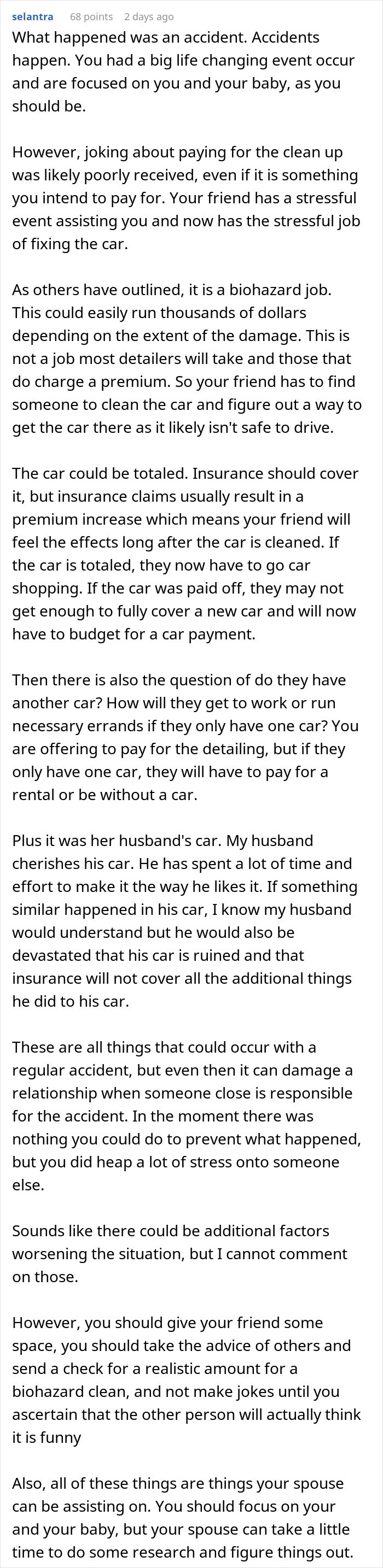 Woman Gives Birth In Friends’ Car, Left Confused After They Start Ignoring Her