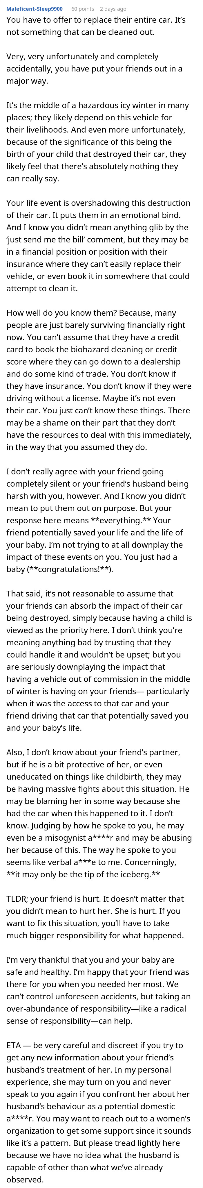 Woman Gives Birth In Friends’ Car, Left Confused After They Start Ignoring Her