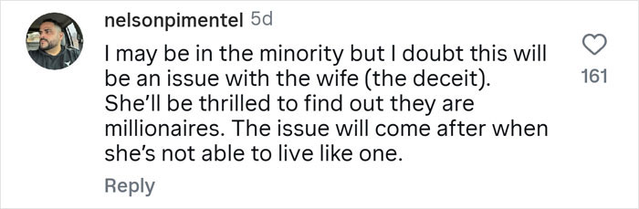 Guy Hides Real Net Worth From Wife, Gets A Brutal Reality Check From Financial Expert