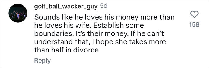 Guy Hides Real Net Worth From Wife, Gets A Brutal Reality Check From Financial Expert