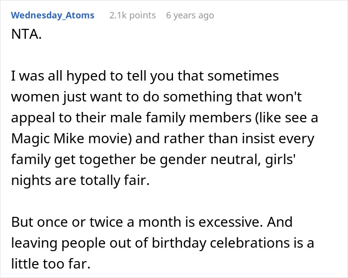 Guy Furious After Family Refuses To Include Him In Girl Days: “I’m Immature And I Need To Grow Up”