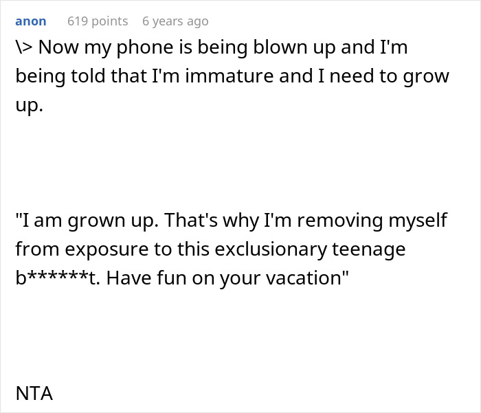 Guy Furious After Family Refuses To Include Him In Girl Days: “I’m Immature And I Need To Grow Up”