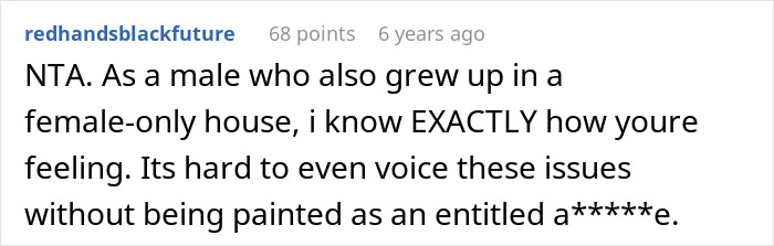 Guy Furious After Family Refuses To Include Him In Girl Days: “I’m Immature And I Need To Grow Up”