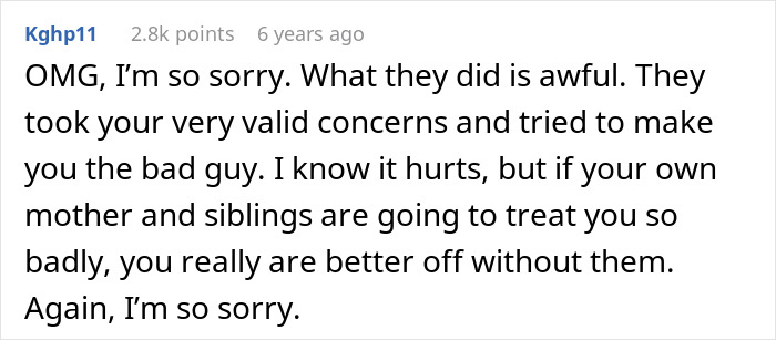 Guy Furious After Family Refuses To Include Him In Girl Days: “I’m Immature And I Need To Grow Up”