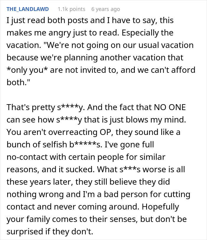 Guy Furious After Family Refuses To Include Him In Girl Days: “I’m Immature And I Need To Grow Up”