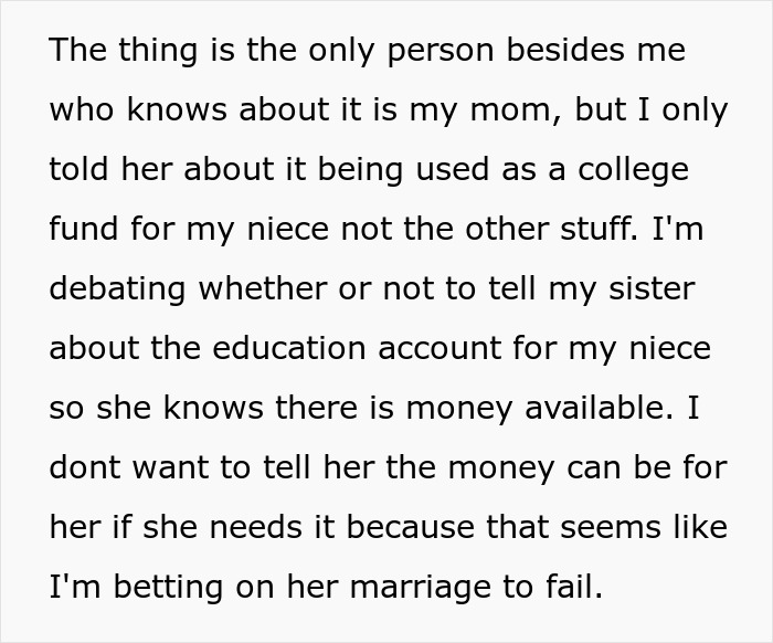 Woman Worried About Sister Who Became A Tradwife, Starts A Fund For Her But Keeps It A Secret