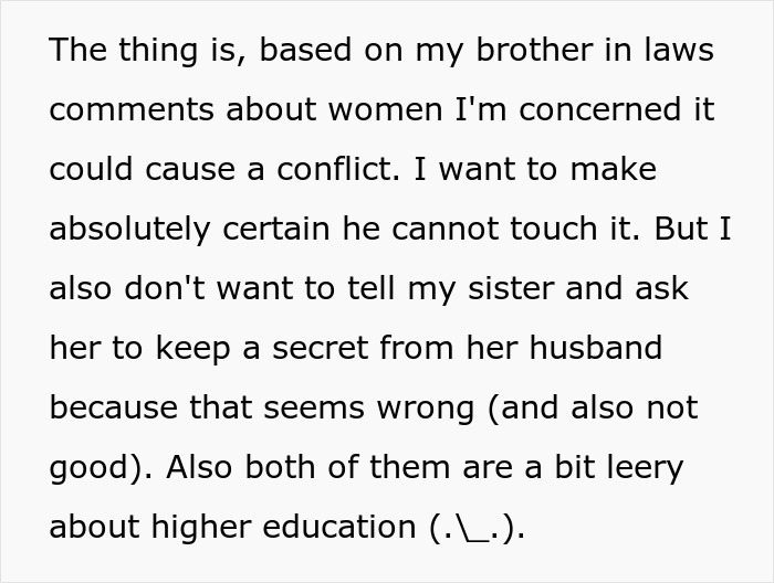 Woman Worried About Sister Who Became A Tradwife, Starts A Fund For Her But Keeps It A Secret