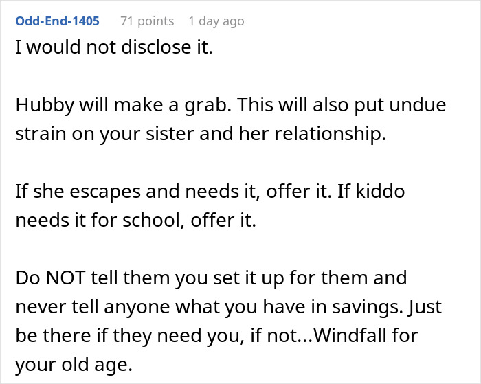 Woman Worried About Sister Who Became A Tradwife, Starts A Fund For Her But Keeps It A Secret