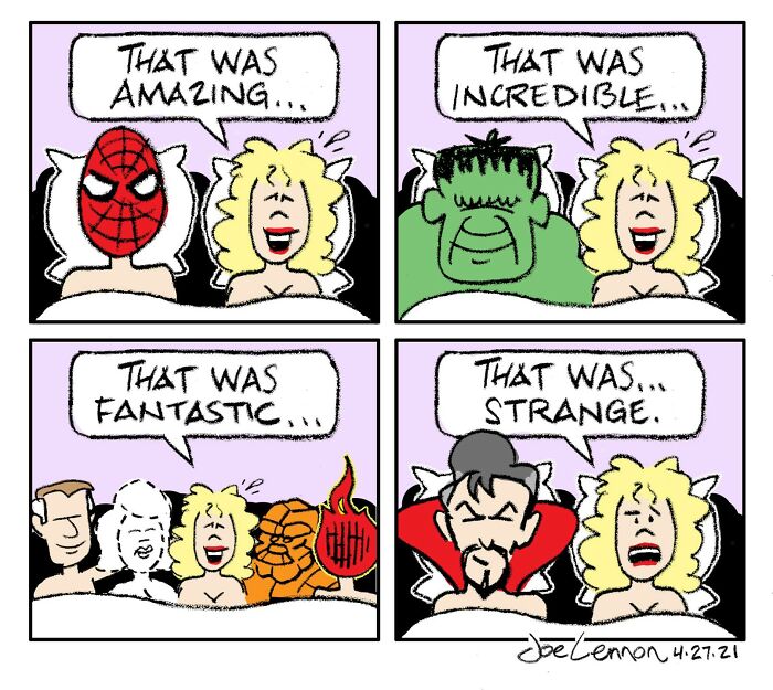 Artist Joe Lennon Turns Famous Pop Culture Characters Into Brutally Funny One-Panel Comics (50 Pics) Artist Joe Lennon Turns Famous Pop Culture Characters Into Brutally Funny One-Panel Comics (50 Pics)