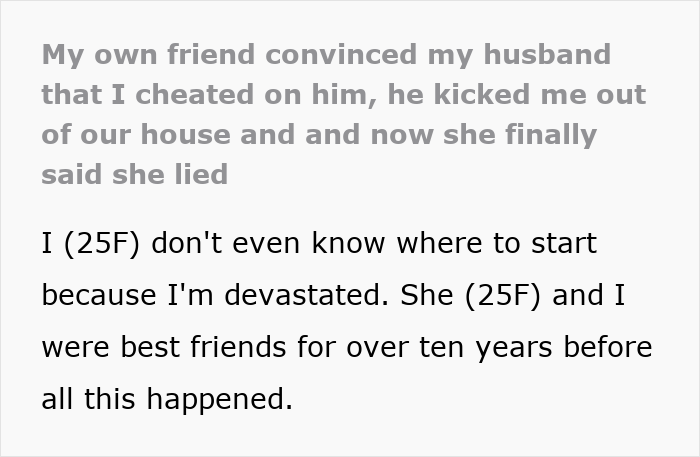 Jealous Lady Fakes Affair To Destroy Pregnant Bestie’s Marriage, Hubby Believes Her Twisted Lies Jealous Lady Fakes Affair To Destroy Pregnant Bestie’s Marriage, Hubby Believes Her Twisted Lies