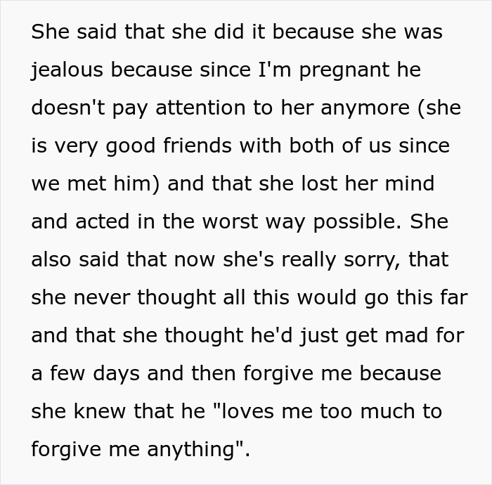 Jealous Lady Fakes Affair To Destroy Pregnant Bestie’s Marriage, Hubby Believes Her Twisted Lies Jealous Lady Fakes Affair To Destroy Pregnant Bestie’s Marriage, Hubby Believes Her Twisted Lies