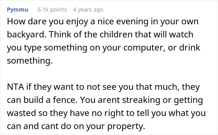 Entitled Parents Demand Neighbor Vanish From His Yard So Their Kids Can Play, Fume When He Refuses Entitled Parents Demand Neighbor Vanish From His Yard So Their Kids Can Play, Fume When He Refuses