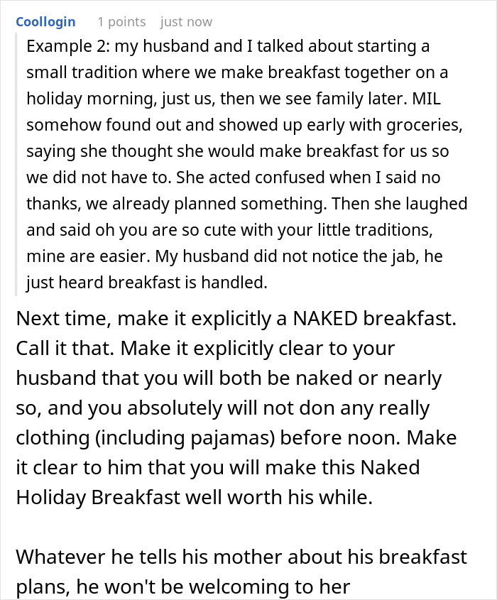 Manipulative MIL Uses Fake Kindness To Steamroll DIL, Ruins Every Single Holiday Tradition She Has Manipulative MIL Uses Fake Kindness To Steamroll DIL, Ruins Every Single Holiday Tradition She Has