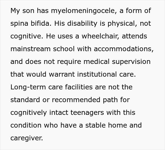 Guy Says Wife’s Disabled Son Is “Hampering Their Normal Life,” Wants Him Out Of The House, She Balks Guy Says Wife’s Disabled Son Is “Hampering Their Normal Life,” Wants Him Out Of The House, She Balks