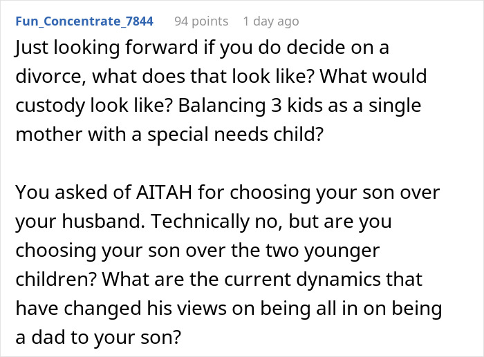 Guy Says Wife’s Disabled Son Is “Hampering Their Normal Life,” Wants Him Out Of The House, She Balks Guy Says Wife’s Disabled Son Is “Hampering Their Normal Life,” Wants Him Out Of The House, She Balks