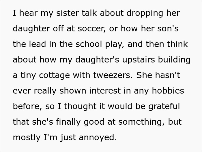 Mom Wishes Her Daughter Were A Cheerleader Instead Of Building Tiny Cottages, Feels Deep Resentment