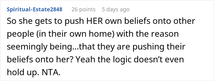 Woman Demands In-Laws Take Down Religious Stuff As It Affects Her Atheism, Mad That They Refuse