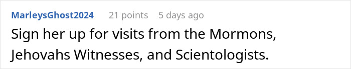 Woman Demands In-Laws Take Down Religious Stuff As It Affects Her Atheism, Mad That They Refuse