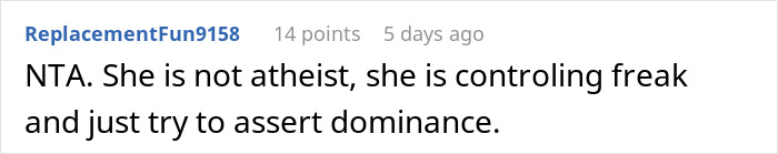 Woman Demands In-Laws Take Down Religious Stuff As It Affects Her Atheism, Mad That They Refuse