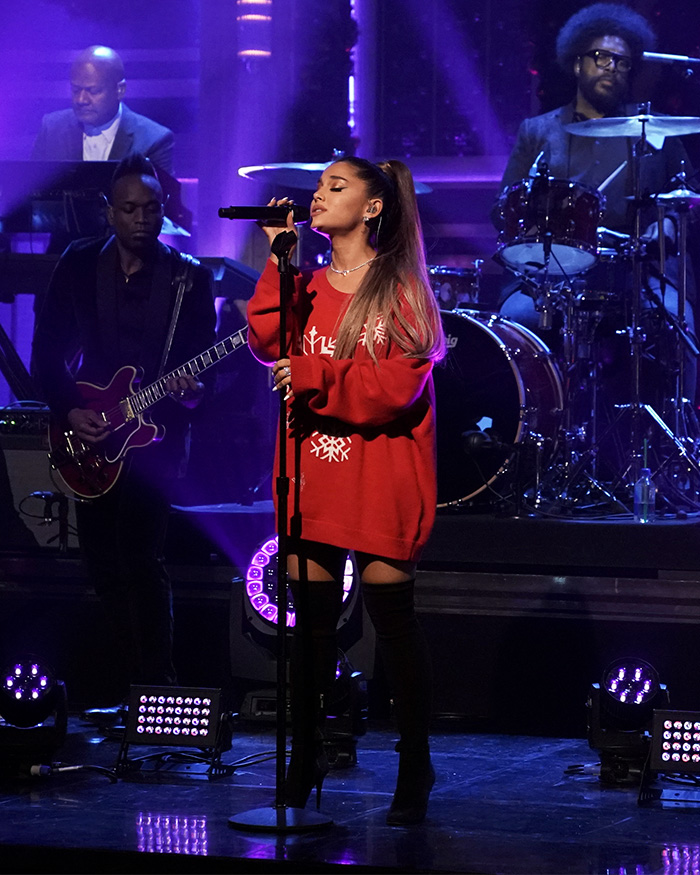 Ariana Grande Reveals Heartbreaking Reason She Used To Wear Big Sweatshirts And Thigh-High Boots Ariana Grande Reveals Heartbreaking Reason She Used To Wear Big Sweatshirts And Thigh-High Boots