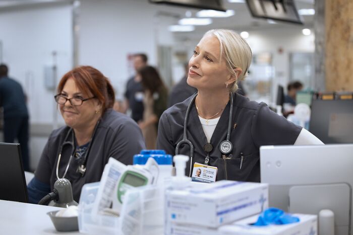 How ‘The Pitt’ Star Katherine LaNasa’s Cancer Diagnosis Inspired Her Performance As Nurse Dana