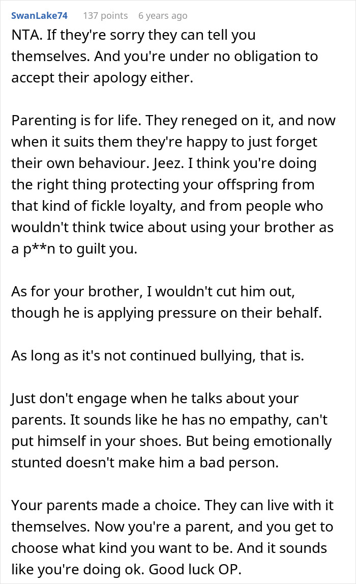 Woman Refuses To Let Parents See Her Baby Because Of Something That Happened 15 Years Ago