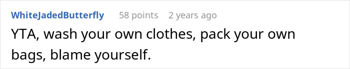 Man Tries To Blame Wife For Having No Slacks For His Business Trip, Internet Is Not Having It