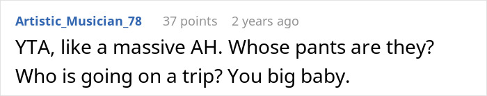 Man Tries To Blame Wife For Having No Slacks For His Business Trip, Internet Is Not Having It