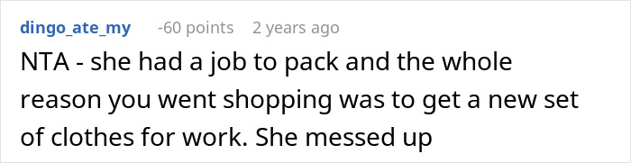 Man Tries To Blame Wife For Having No Slacks For His Business Trip, Internet Is Not Having It