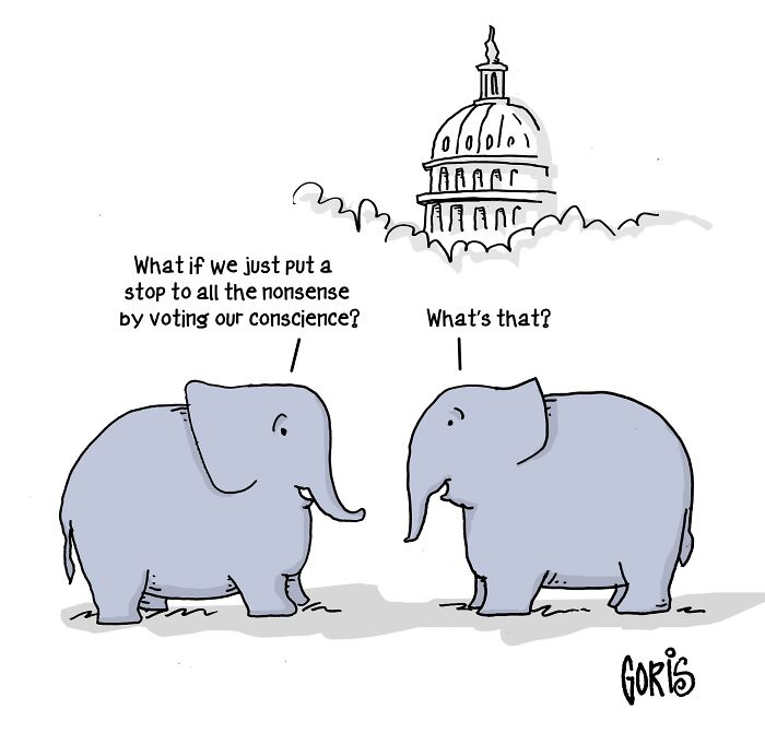 Dennis Goris Returns With 63 Bold Comics About The State Of Modern Politics And Society