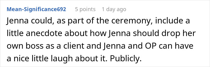 Bride Discovers MIL Tried To Get Officiant To Leave, Not Realizing Bride Is Officiant’s Employer Bride Discovers MIL Tried To Get Officiant To Leave, Not Realizing Bride Is Officiant’s Employer
