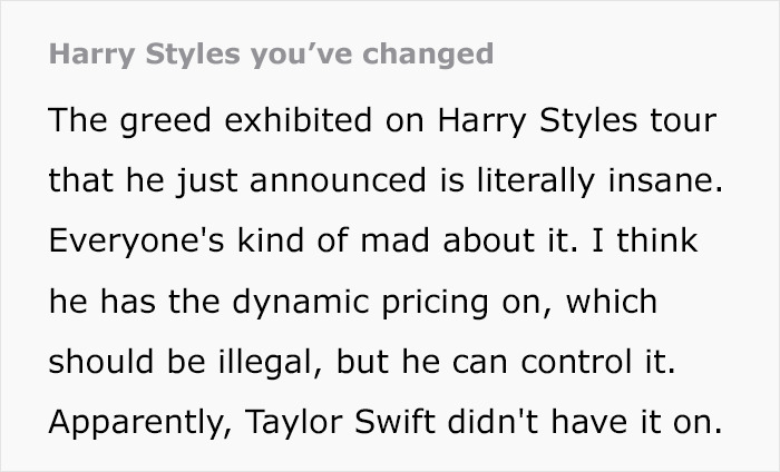 “Harry Styles, You’ve Changed”: Fans Outraged At The Prices Of Harry Styles New Tour Tickets “Harry Styles, You’ve Changed”: Fans Outraged At The Prices Of Harry Styles New Tour Tickets