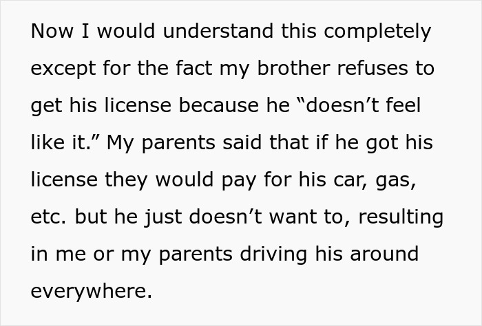 Sister Refuses To Drive Ungrateful Brother Who Trashed Her Girly Car But Won’t Get His Own License