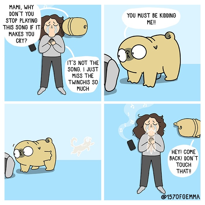 Comics That Perfectly Show The Everyday Life Of An Artist, Her Family, And One Spoiled Pug (23 New Pics)