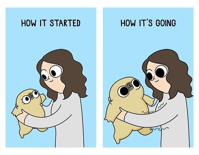 Comics That Perfectly Show The Everyday Life Of An Artist, Her Family, And One Spoiled Pug (23 New Pics)