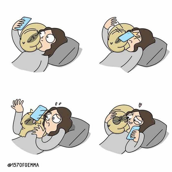 Comics That Perfectly Show The Everyday Life Of An Artist, Her Family, And One Spoiled Pug (23 New Pics)