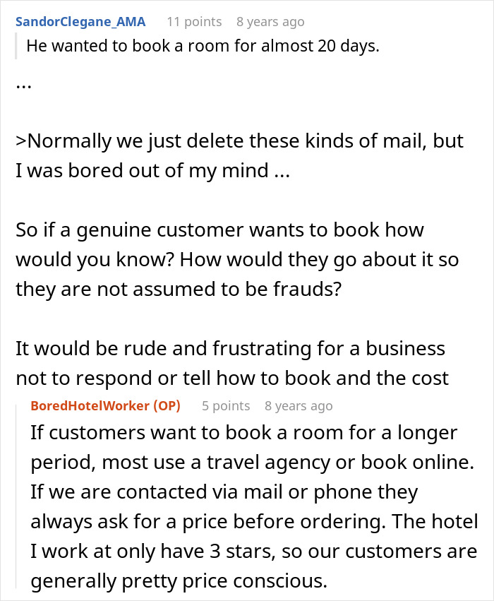 Scammer Messed With The Wrong Hotel Receptionist, Regretting His $2k Laundering Attempt