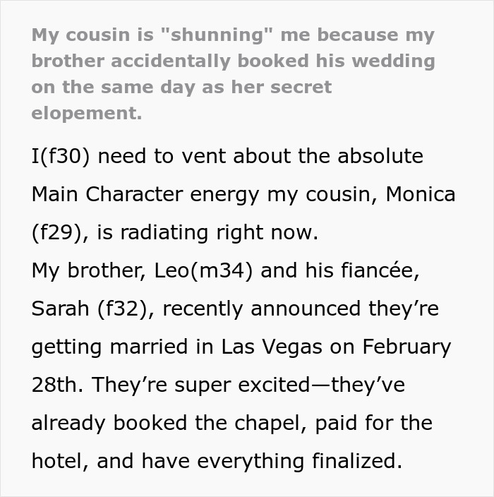 Lady Claims Ownership Over Wedding Date She Never Shared, Starts Family War When Cousin Books It Too