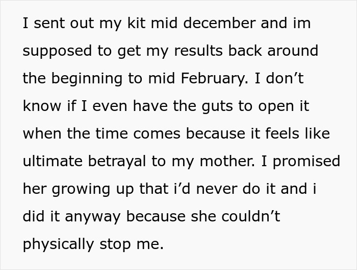 Mom Is So Against Daughter Getting A DNA Test That She Wants To Do It Even More