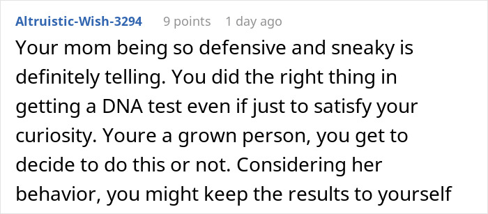 Mom Is So Against Daughter Getting A DNA Test That She Wants To Do It Even More