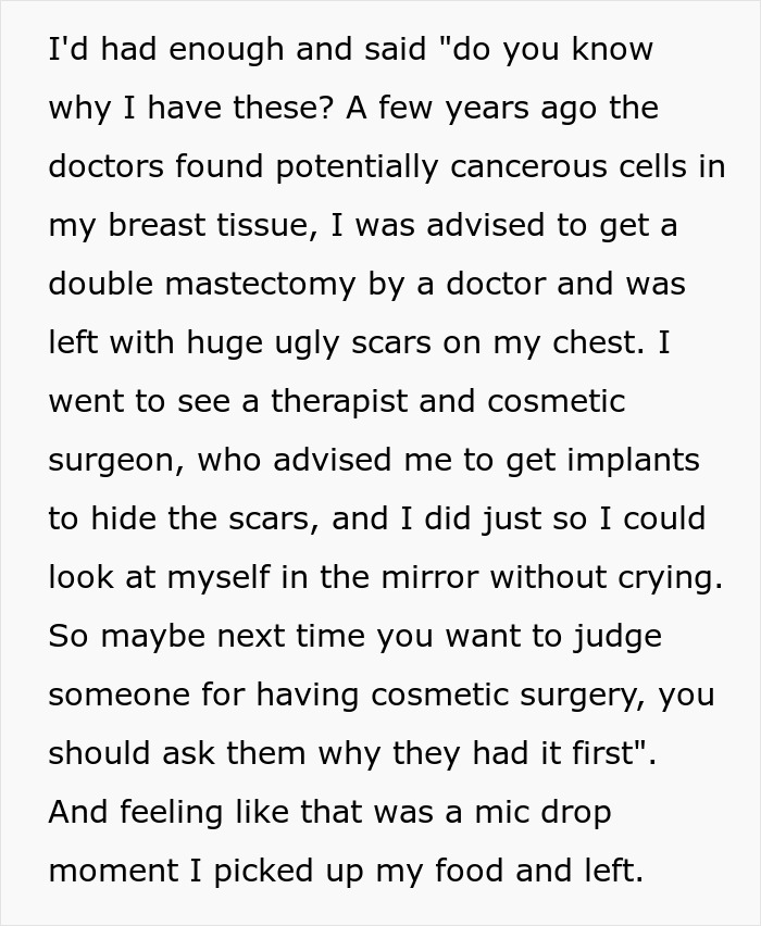 28YO Shares Cancer Surgery Story After Coworker Says She’s “More Plastic Than Barbie”