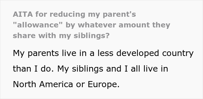 Parents Split The Money Their Adult Daughter Sends Them With Their Son, Panic When She Cuts It By $200 Parents Split The Money Their Adult Daughter Sends Them With Their Son, Panic When She Cuts It By $200
